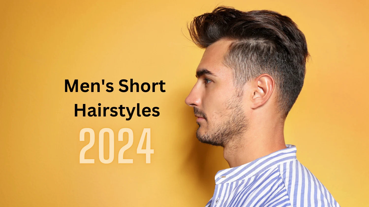 Men's short haircut 2024
